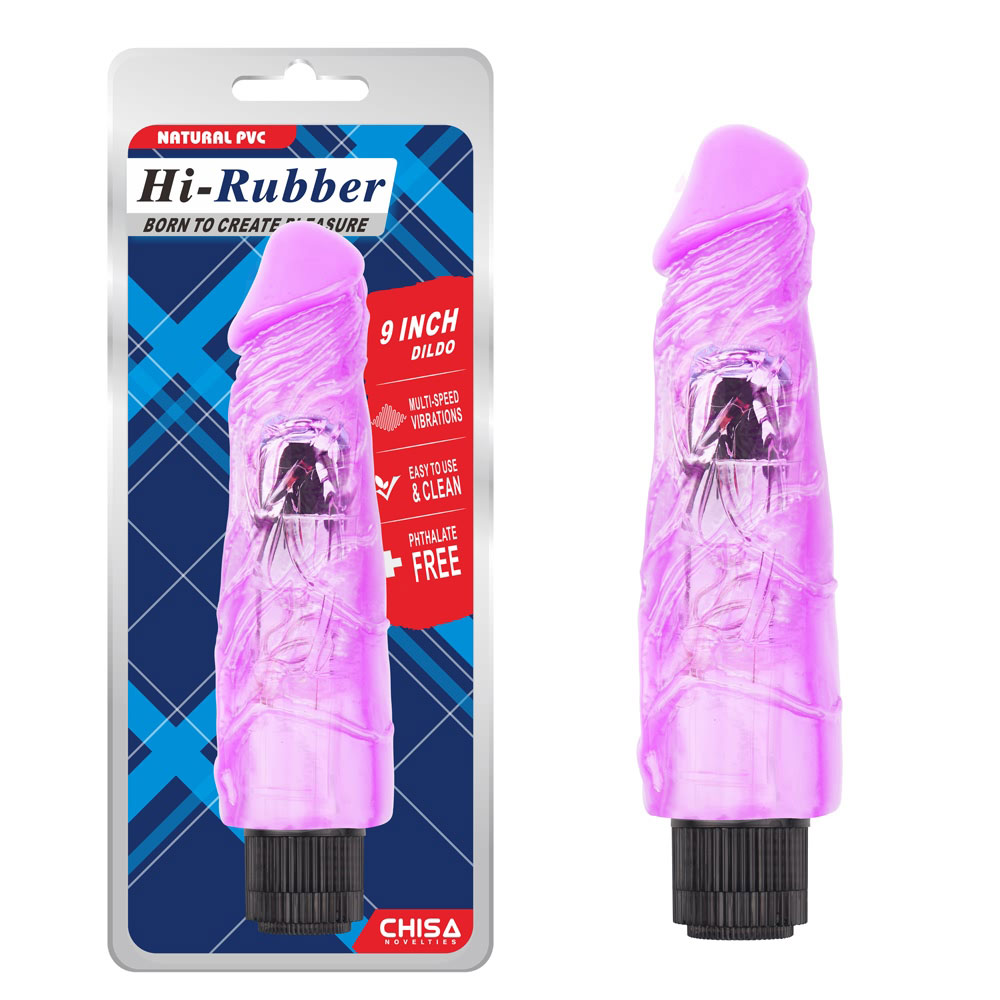 9 انچ Dildo-Purple